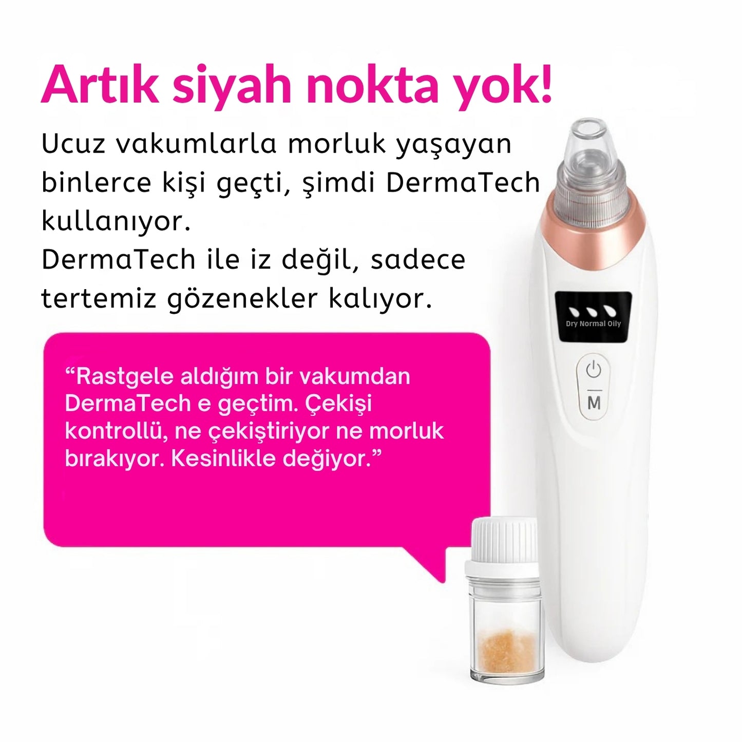 Dermatech PoreLift Gözenek Sıkılaştırıcı & Siyah Nokta Temizleyici Cihaz